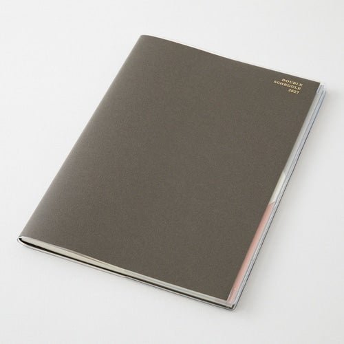 Double Schedule Planner 2027 / MIDORI - bungu