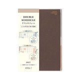 Double Schedule Planner 2027 / MIDORI - bungu