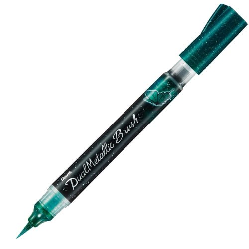 Dual Metallic Brush Marker / Pentel - bungu
