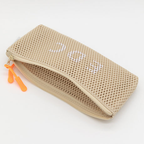 Durable Mesh Flat Pen Case 3 / Luddite - bungu