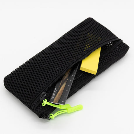 Durable Mesh Flat Pen Case 3 / Luddite - bungu