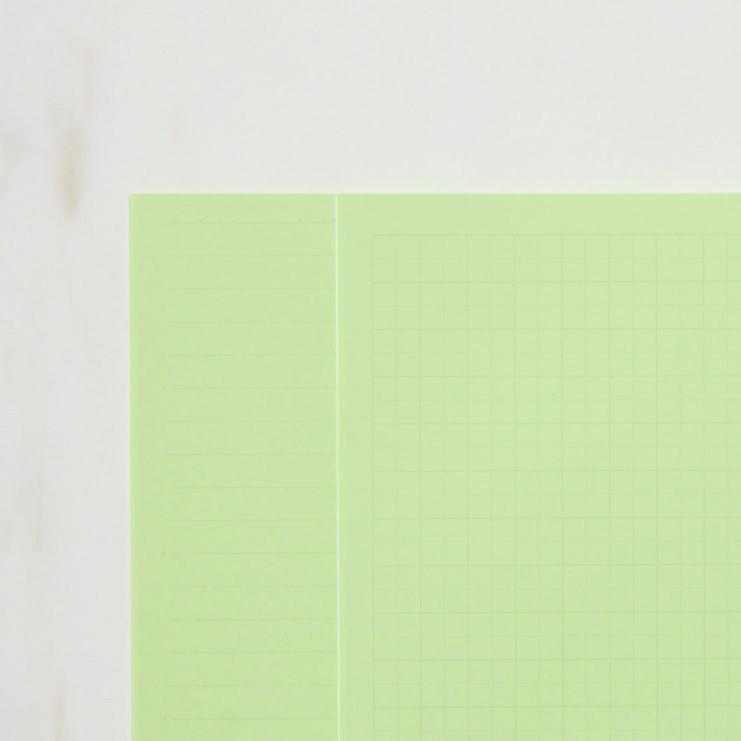 Easy - On - Eyes Green B5 Notebook / Nakamura Printing & Binding - bungu