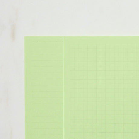 Easy - On - Eyes Green B5 Notebook / Nakamura Printing & Binding - bungu