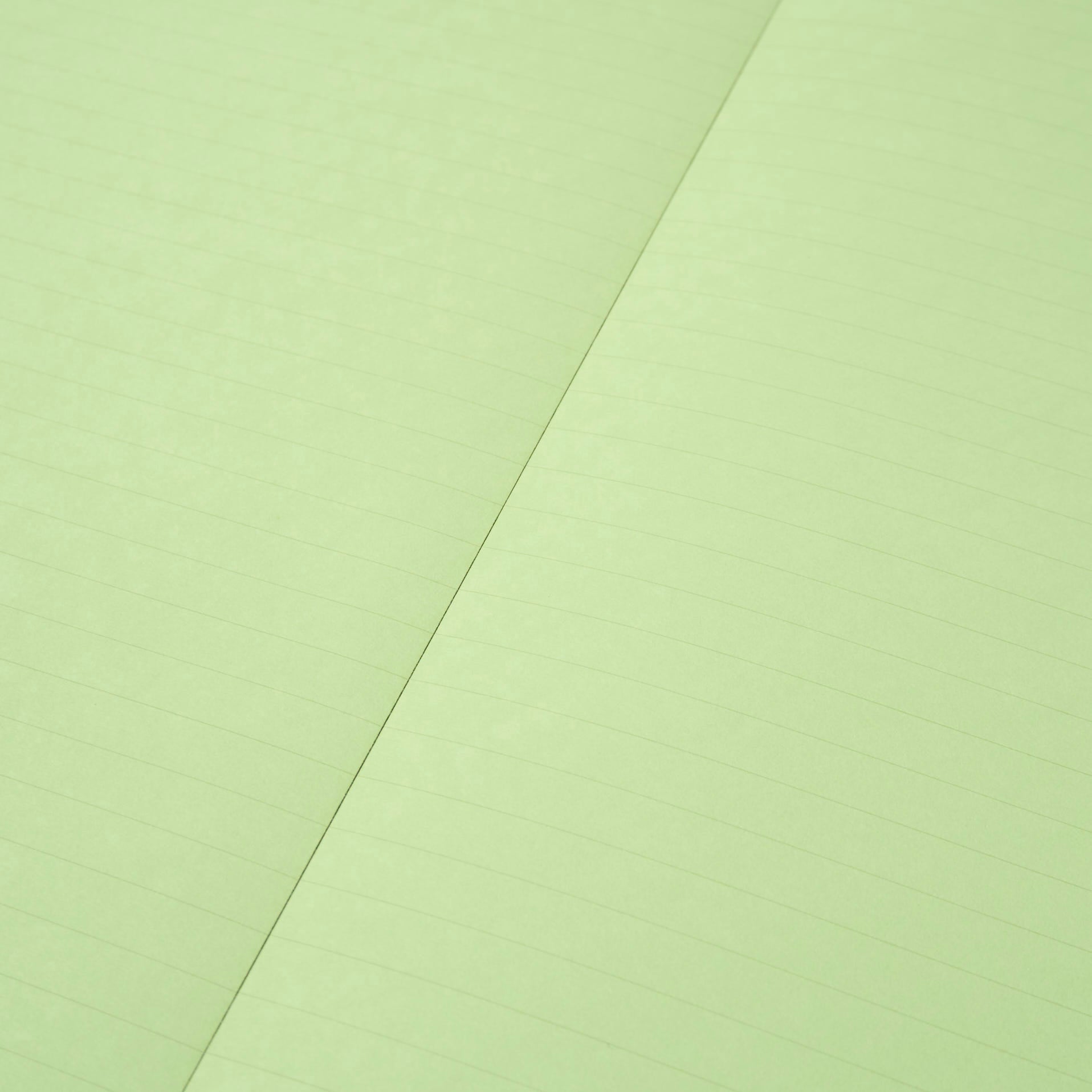 Easy-On-Eyes Green B5 Notebook / Nakamura Printing & Binding – bungu