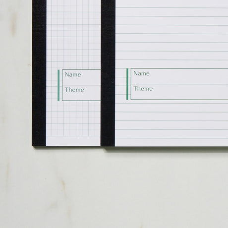 Easy - On - Eyes Green B5 Notebook / Nakamura Printing & Binding - bungu