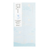 Echizen Washi Paper Envelopes with Pearl Foil Stamping / Midori - bungu