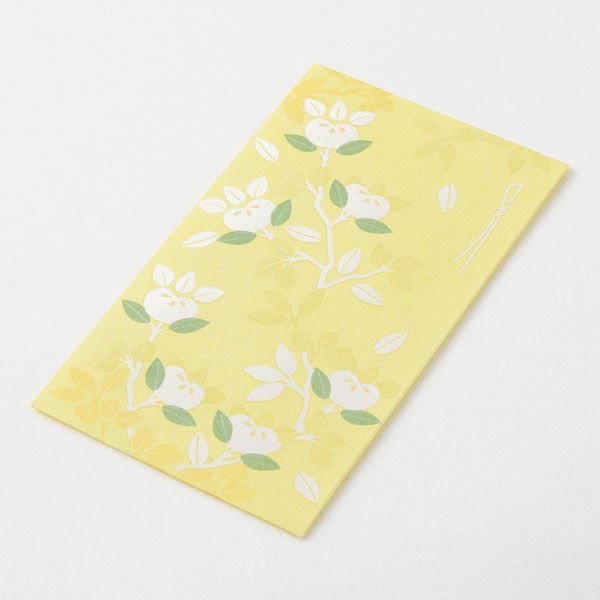 Echizen Washi Paper Envelopes with Pearl Foil Stamping / Midori - bungu