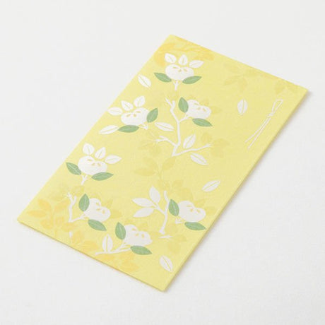 Echizen Washi Paper Envelopes with Pearl Foil Stamping / Midori - bungu