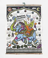 Painting Elephant Wall Calendar 2027 / Amina Collection Co., Ltd.