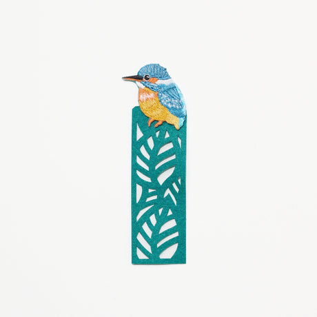 Embroidered Bird Bookmark / HISAGO - bungu