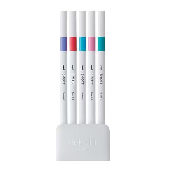 EMOTT Markers 5 Color Set / Mitsubishi Pencil - bungu