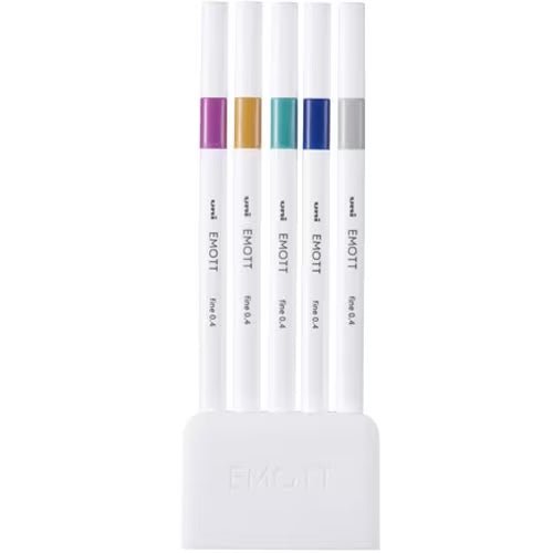 EMOTT Markers 5 Color Set / Mitsubishi Pencil - bungu