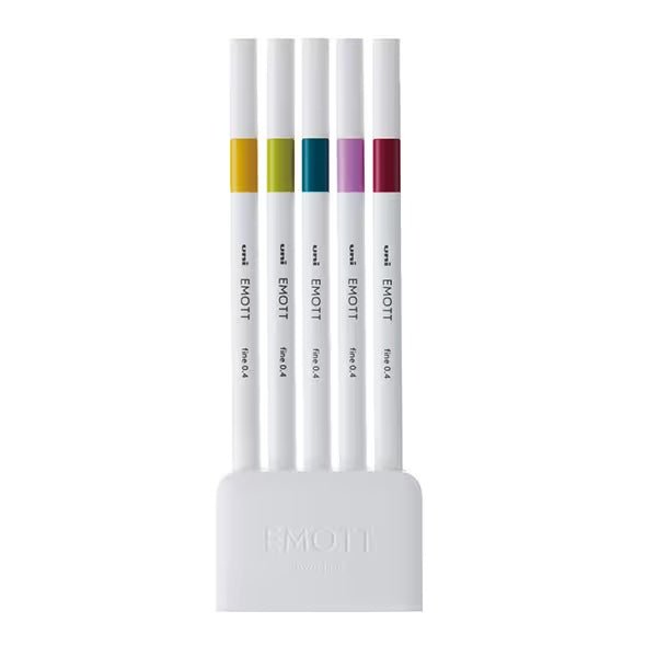 EMOTT Markers 5 Color Set / Mitsubishi Pencil - bungu