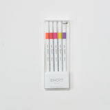 EMOTT Markers 5 Color Set / uni Mitsubishi Pencil - bungu