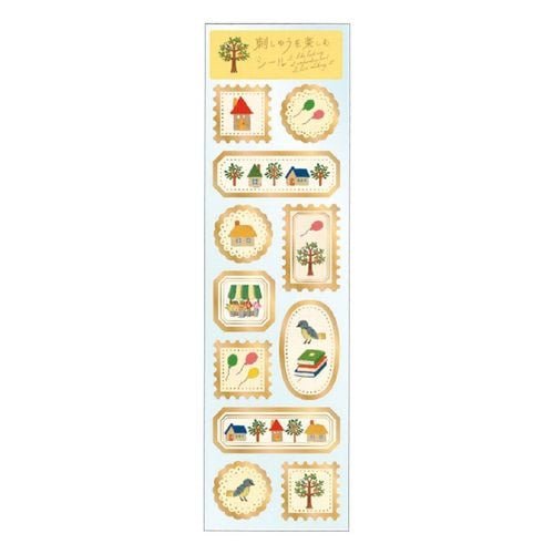 Enjoy Embroidery Sheet Sticker / RYU - RYU - bungu