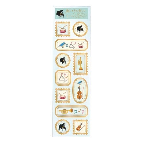 Enjoy Embroidery Sheet Sticker / RYU - RYU - bungu
