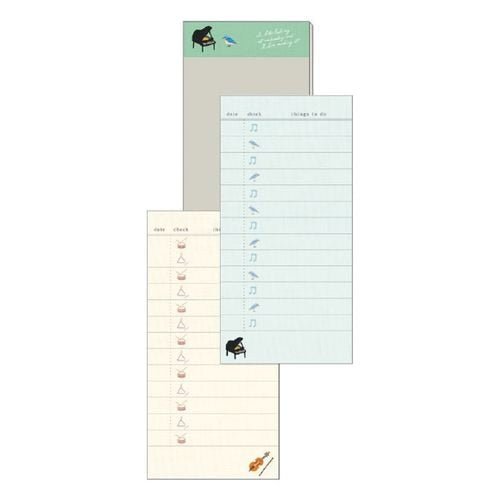 Enjoy Embroidery To - Do List Memo Pad / RYU - RYU - bungu