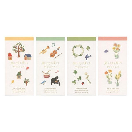 Enjoy Embroidery To - Do List Memo Pad / RYU - RYU - bungu