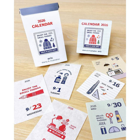 eric Daily Calendar 2026 / Shin Nihon Calendar - bungu