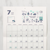 eric Wall Calendar 2025 / Shin Nihon Calendar - bungu