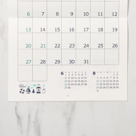 eric Wall Calendar 2025 / Shin Nihon Calendar - bungu