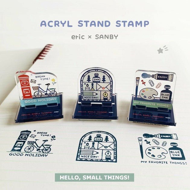 eric x Sanby Acrylic Stand Stamp / Sanby – bungu