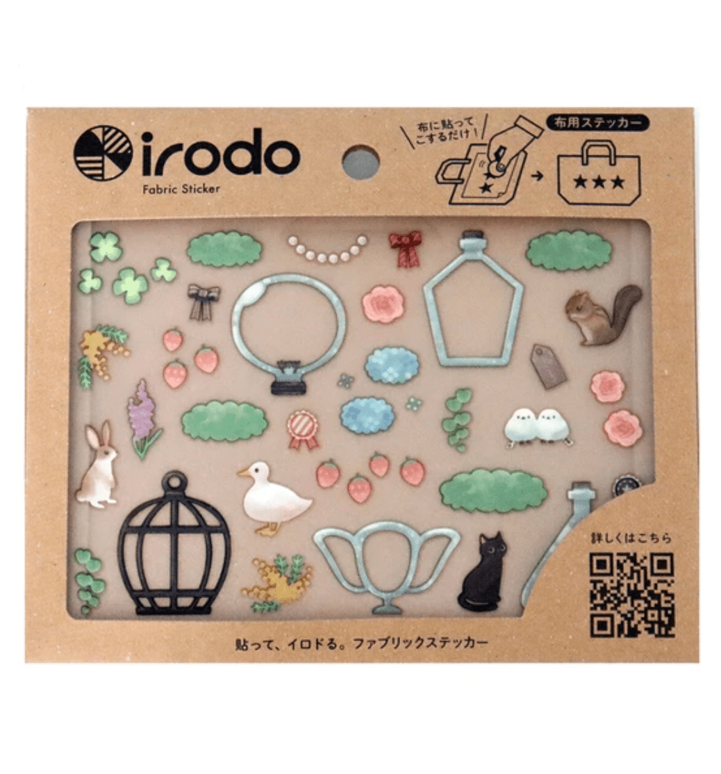 Fabric Sticker Set Animals / irodo - bungu