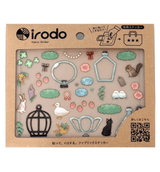 Fabric Sticker Set Animals / irodo - bungu