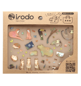 Fabric Sticker Set Animals / irodo - bungu