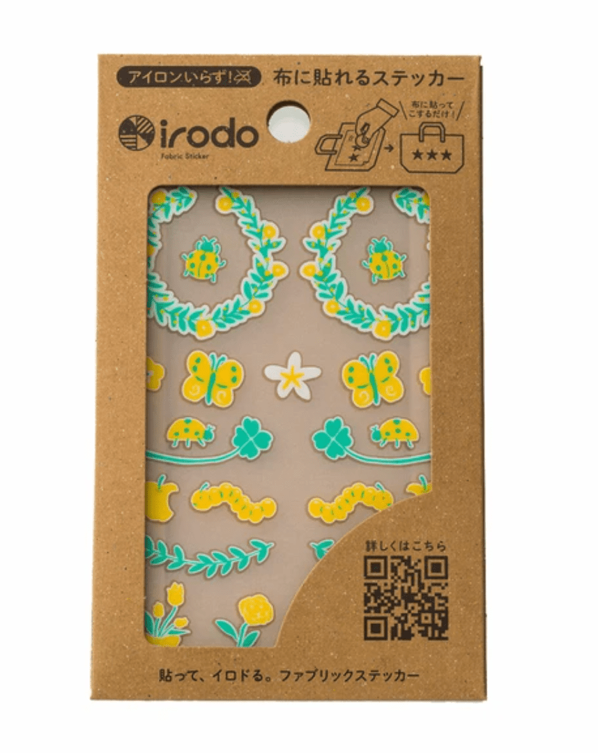 Fabric Sticker Set Bugs / irodo - bungu