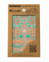 Fabric Sticker Set Bugs / irodo - bungu