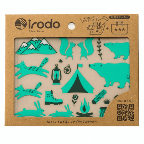 Fabric Sticker Set Camp / irodo - bungu