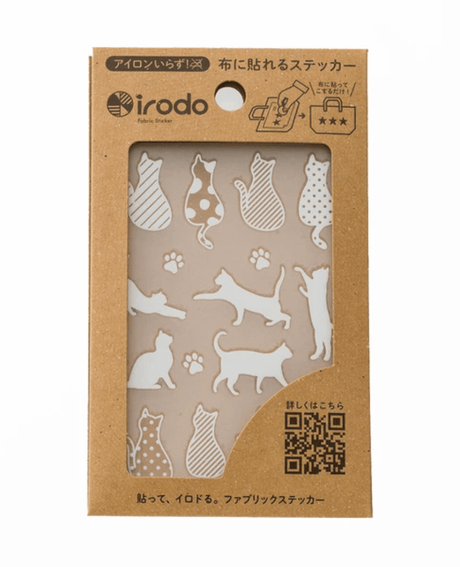 Fabric Sticker Set Cat 1 / irodo - bungu