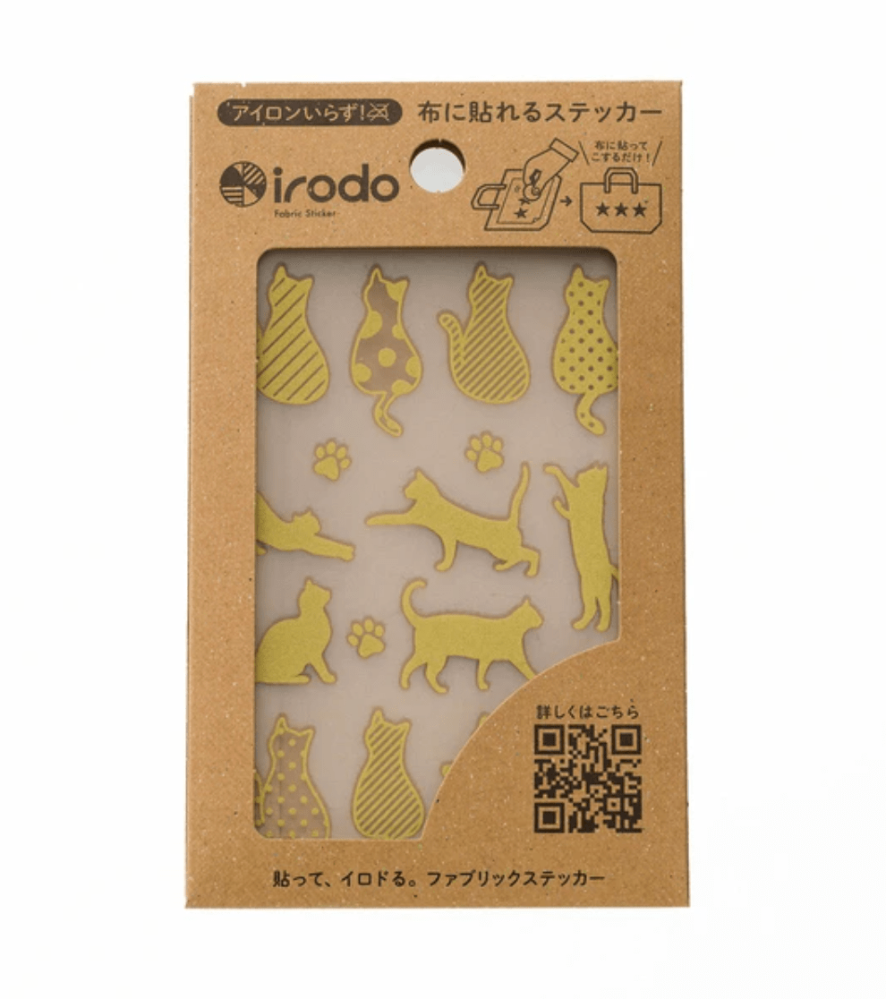 Fabric Sticker Set Cat 1 / irodo - bungu