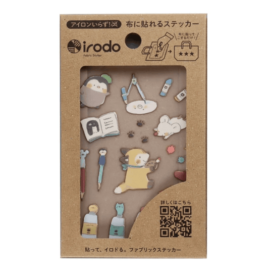 Fabric Sticker Set Cute / irodo - bungu