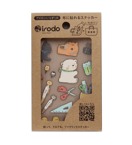 Fabric Sticker Set Cute / irodo - bungu