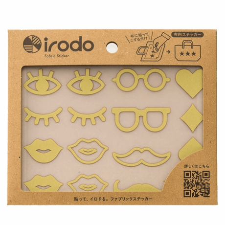 Fabric Sticker Set Face / irodo - bungu