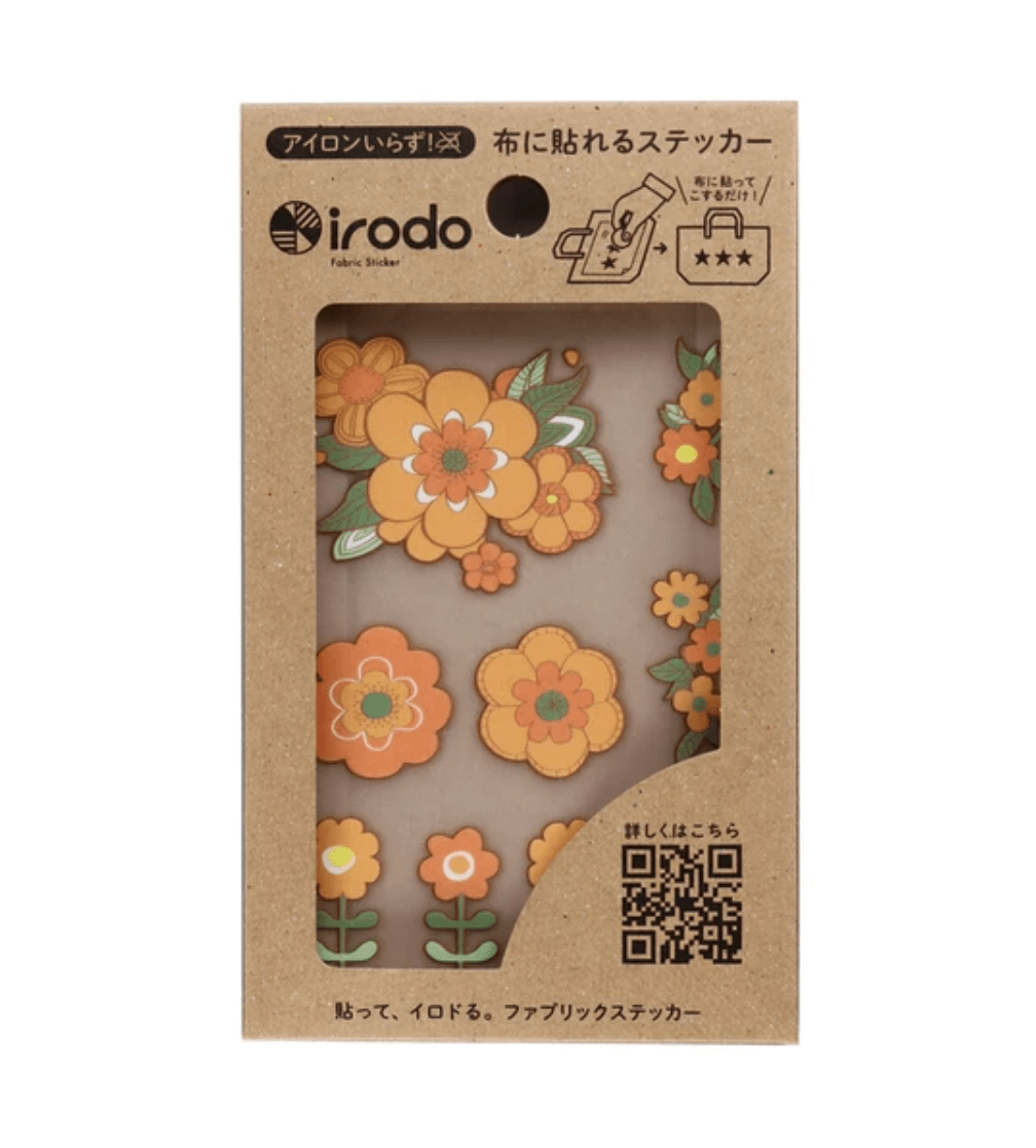 Fabric Sticker Set Flower / irodo - bungu