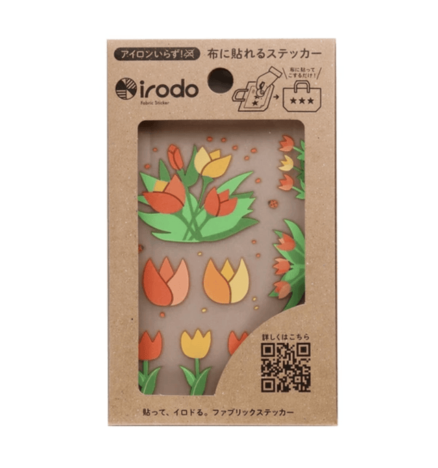 Fabric Sticker Set Flower / irodo - bungu