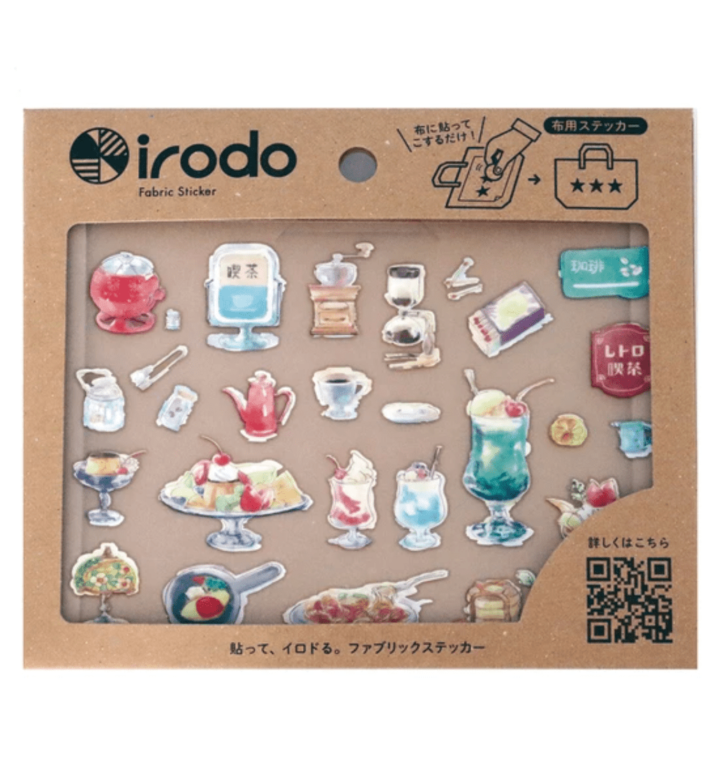 Fabric Sticker Set Food / irodo - bungu