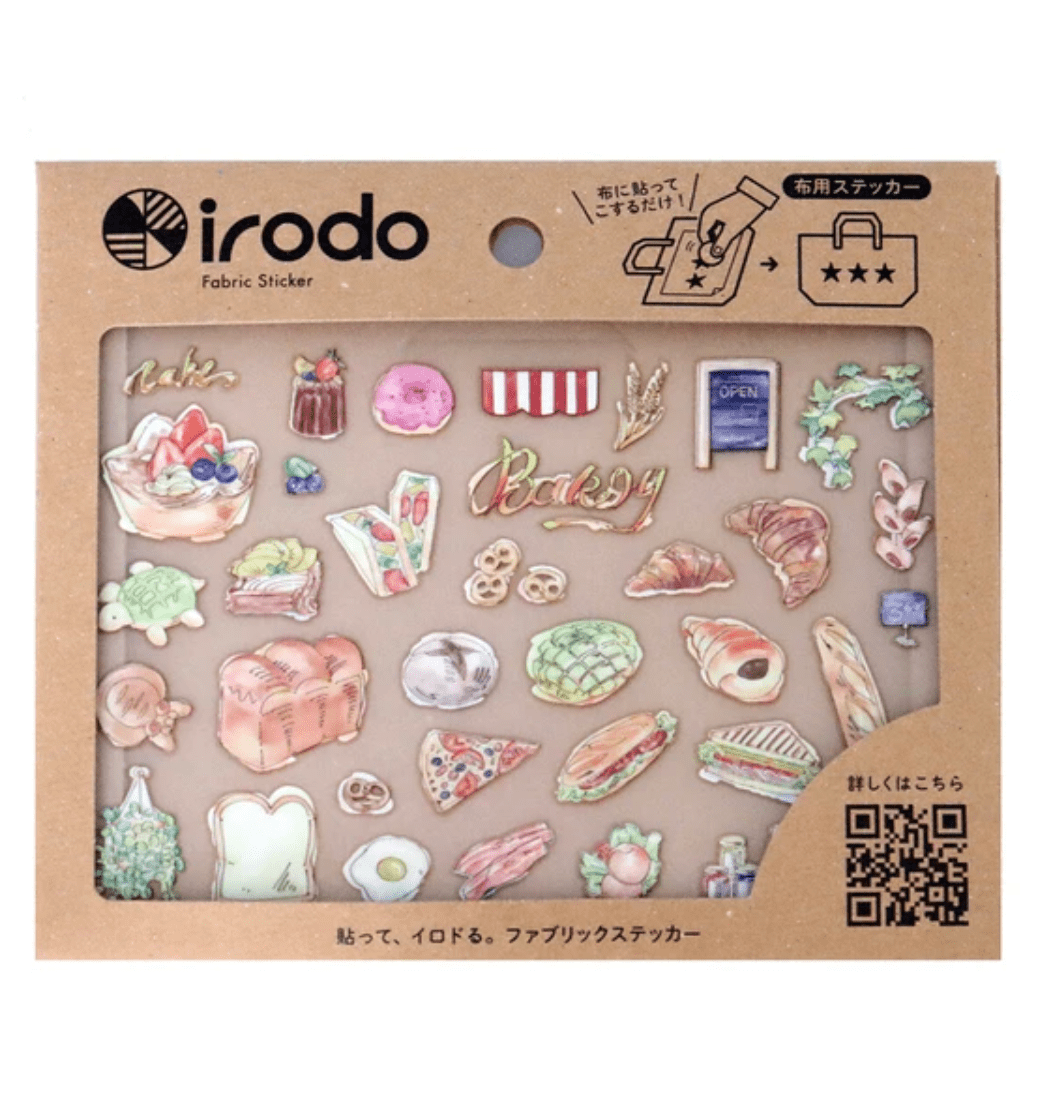 Fabric Sticker Set Food / irodo - bungu