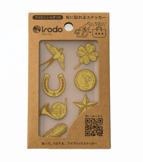 Fabric Sticker Set Lucky Motif / irodo - bungu