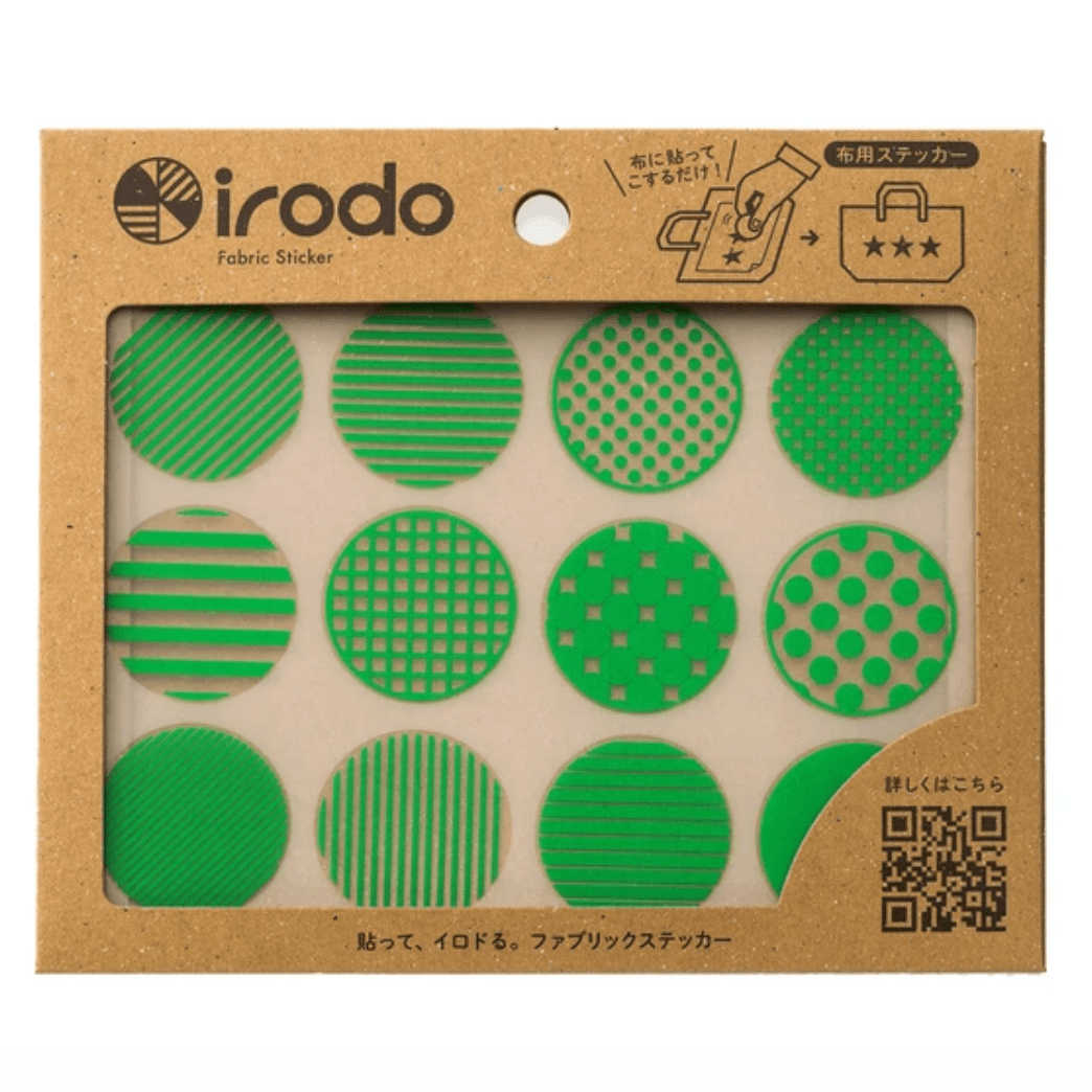 Fabric Sticker Set Pattern Dot / irodo – bungu