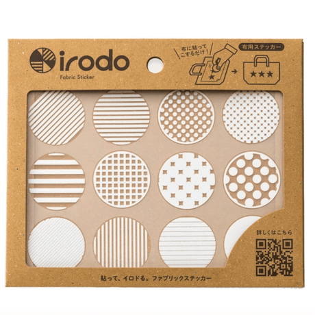 Fabric Sticker Set Pattern Dot / irodo - bungu