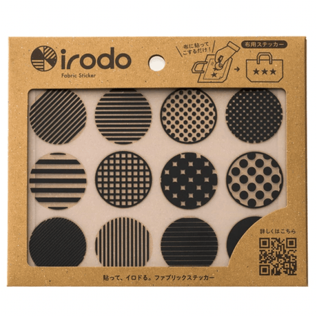 Fabric Sticker Set Pattern Dot / irodo - bungu