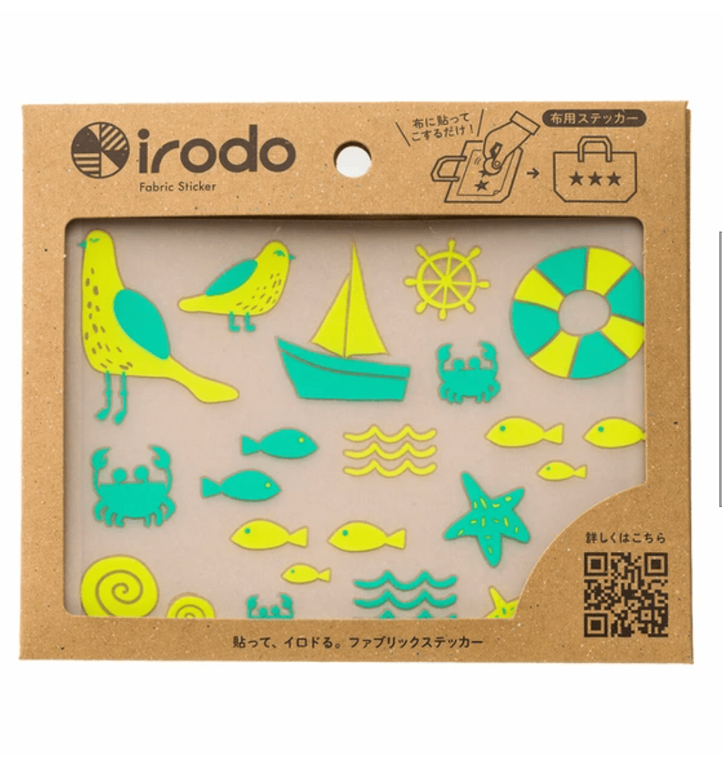 Fabric Sticker Set Sea / irodo - bungu