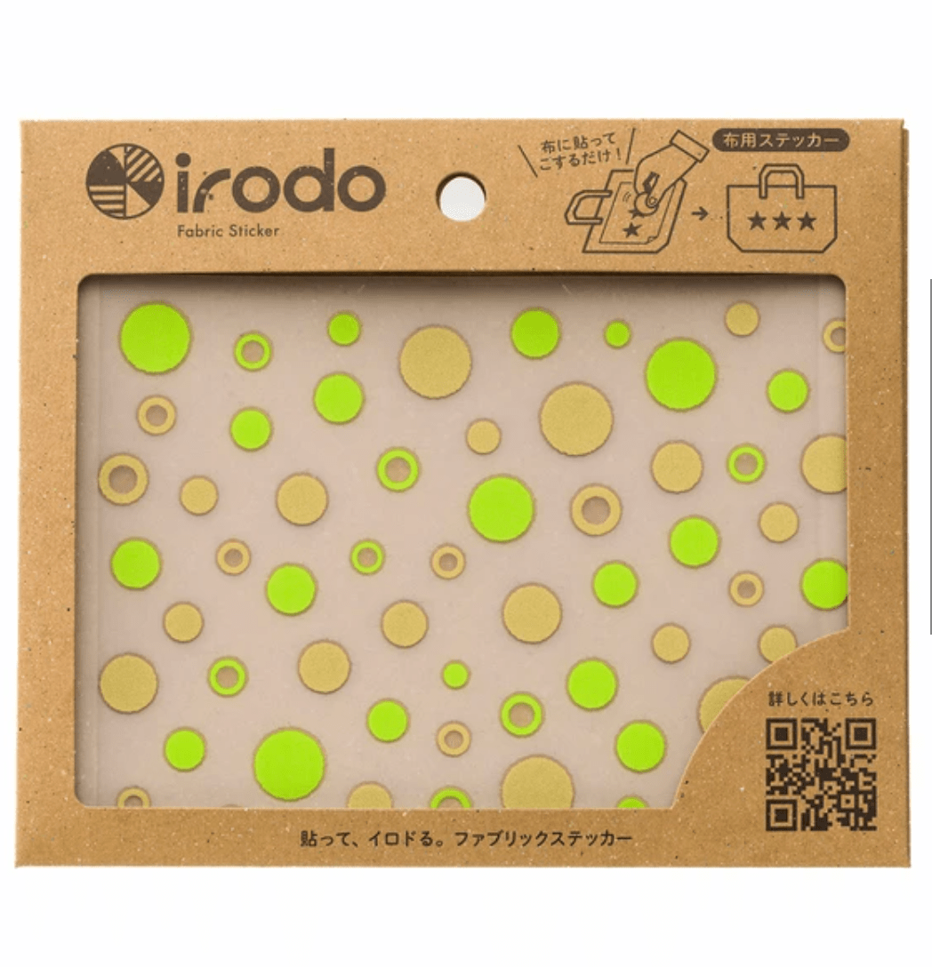 Fabric Sticker Set Shower Dot / irodo - bungu