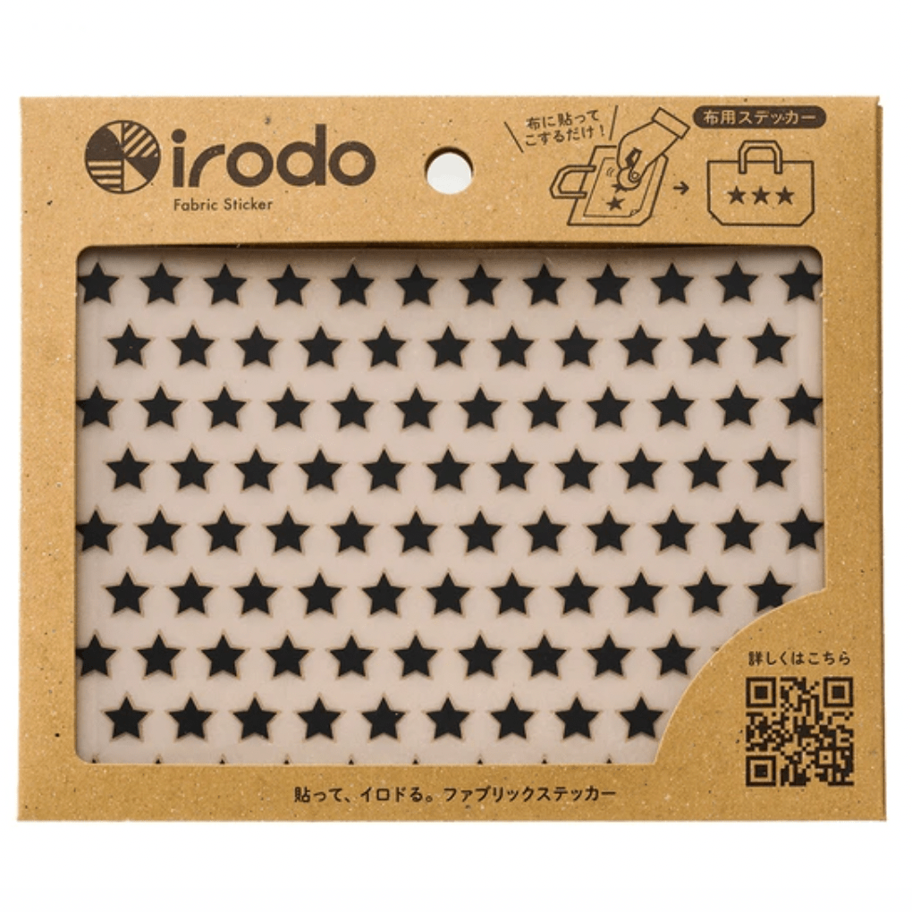 Fabric Sticker Set Star / irodo - bungu