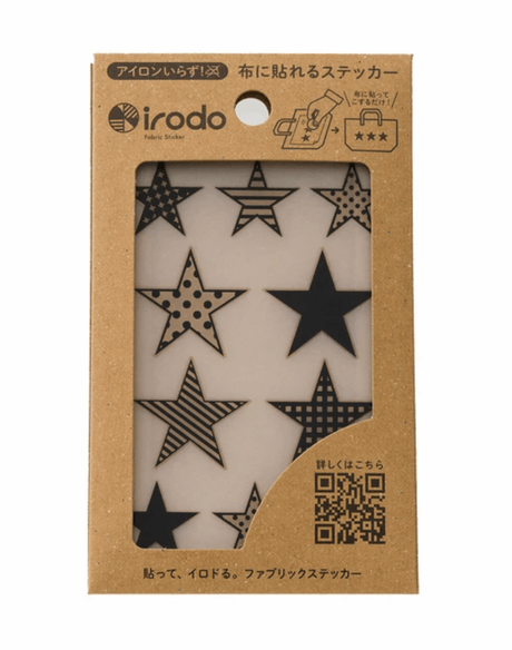 Fabric Sticker Set Star Pattern / irodo - bungu