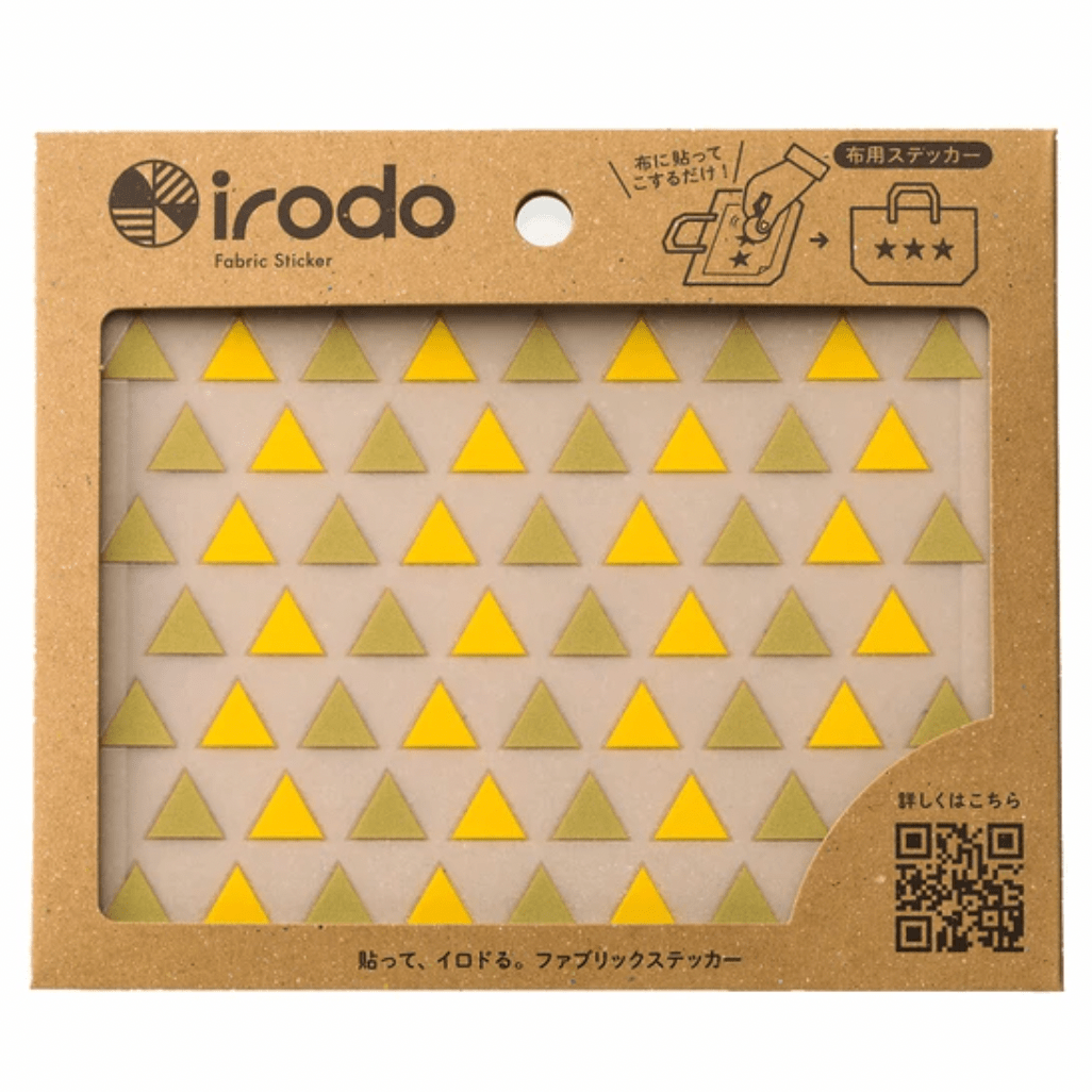 Fabric Sticker Set Triangle / irodo - bungu